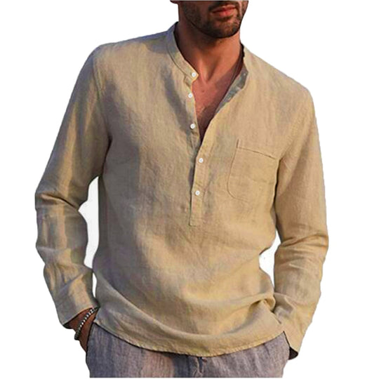 Heidi-Mode | Slim Linen Comfort Shirt