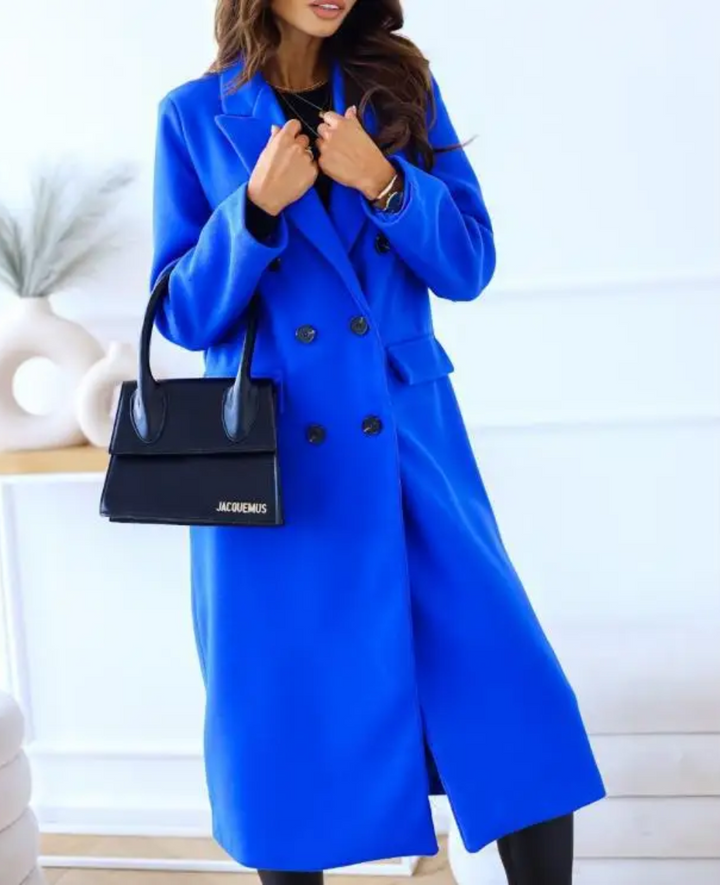 Elegante Trenchcoat Damen Doppelgeknöpft