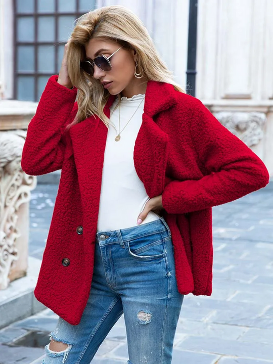 Heidi-Mode | Stilvolle und warme Teddyjacke für Damen
