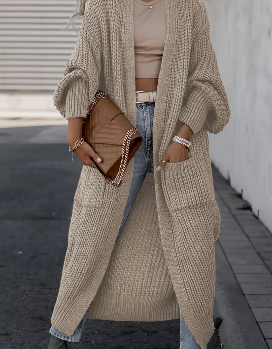 Heidi-Mode | Damen Grobstrick Strickpullover