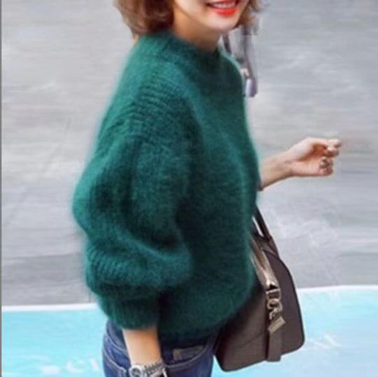Heidi-Mode | Locker Gestrickter Pullover aus Wolle