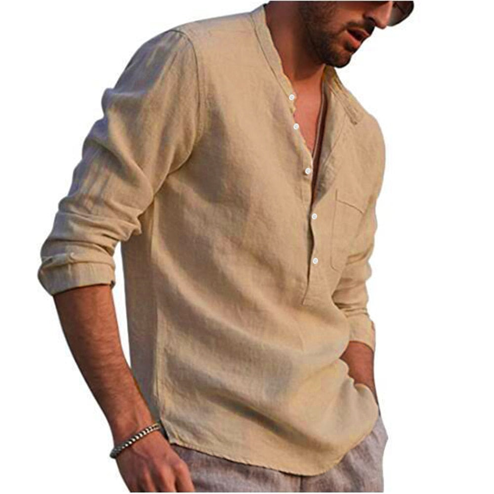 Heidi-Mode | Slim Linen Comfort Shirt