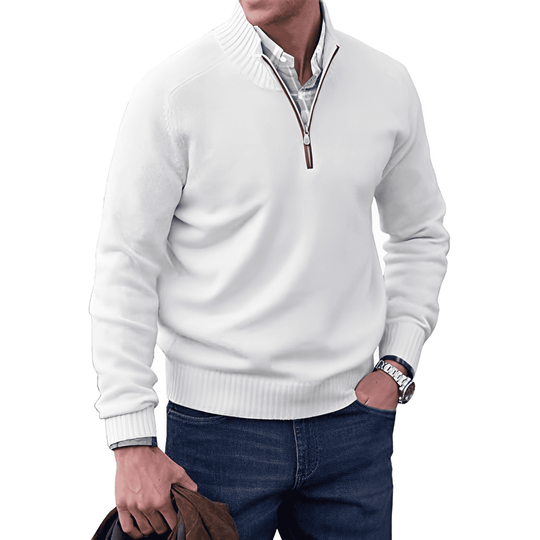 Eleganter Pullover mit Reißverschluss