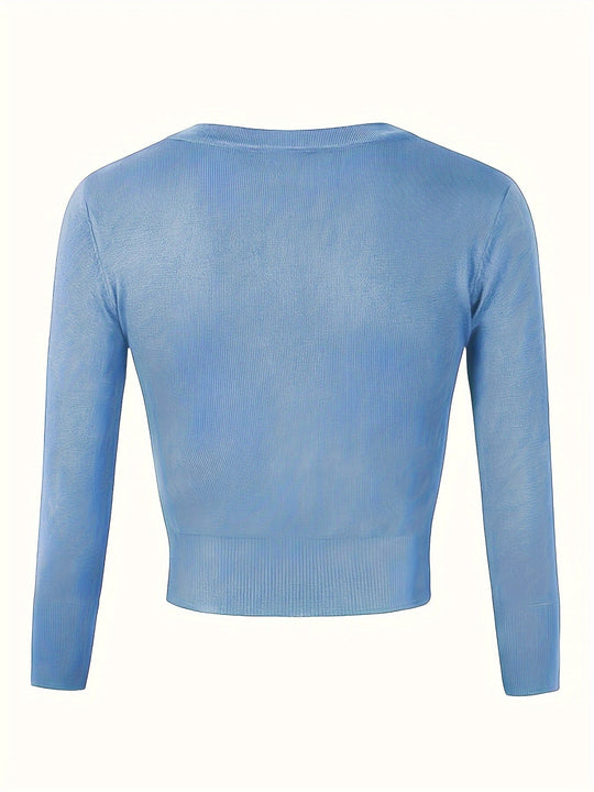 Heidi-Mode | Bolerojacke mit Knopfverschluss