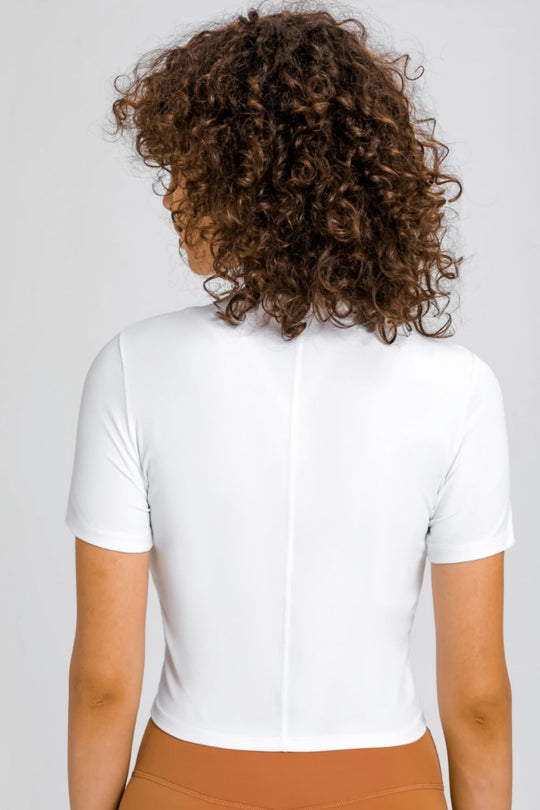 Heidi-Mode | Millennia Rundhals Kurzarm Yoga T-Shirt