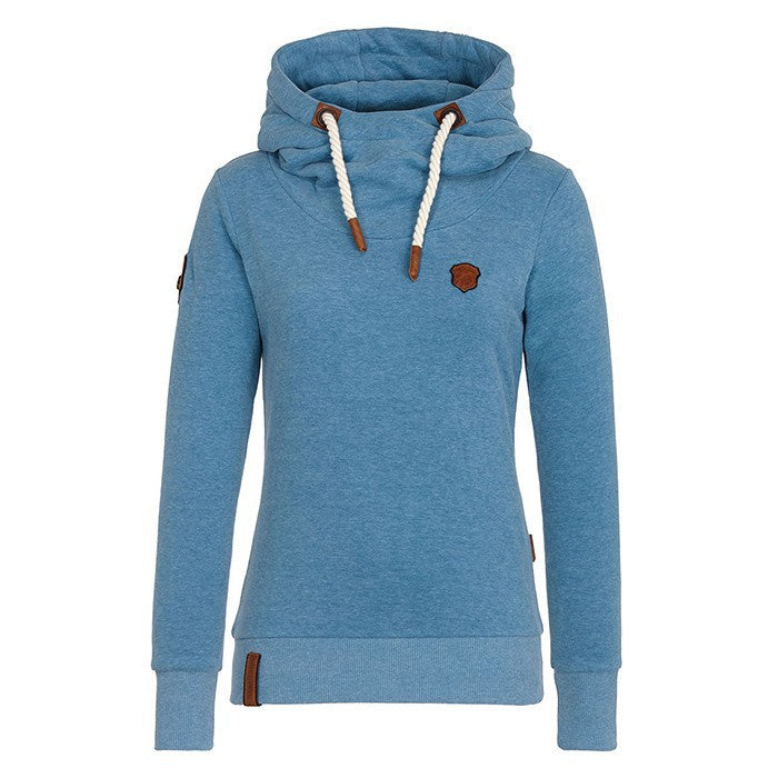 Damen lässiger Kapuzensweater mit bequemer Passform und stylischen Details Heidi-Mode