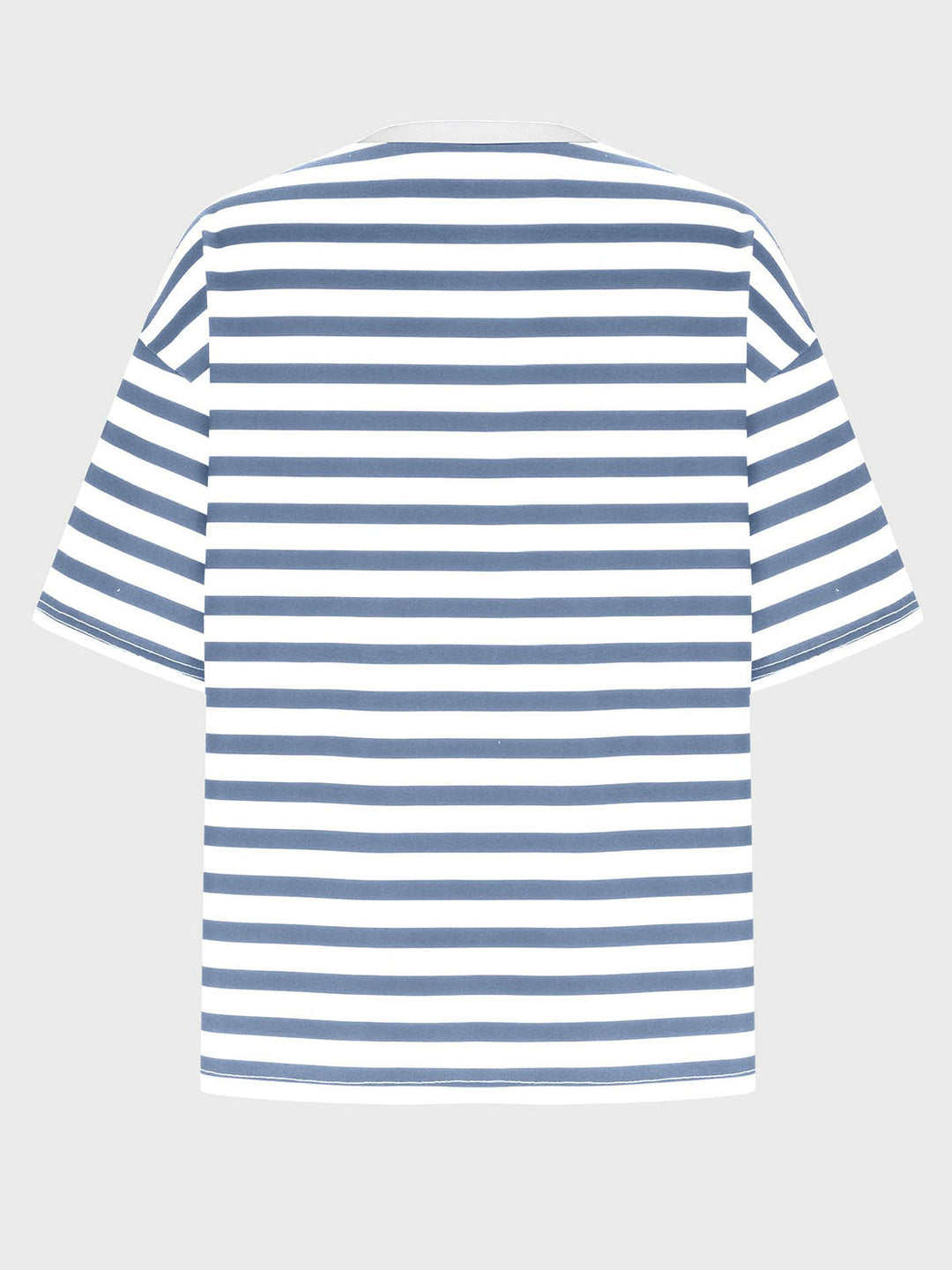 Heidi-Mode | Gestreiftes Rundhals-Halbarm-T-Shirt