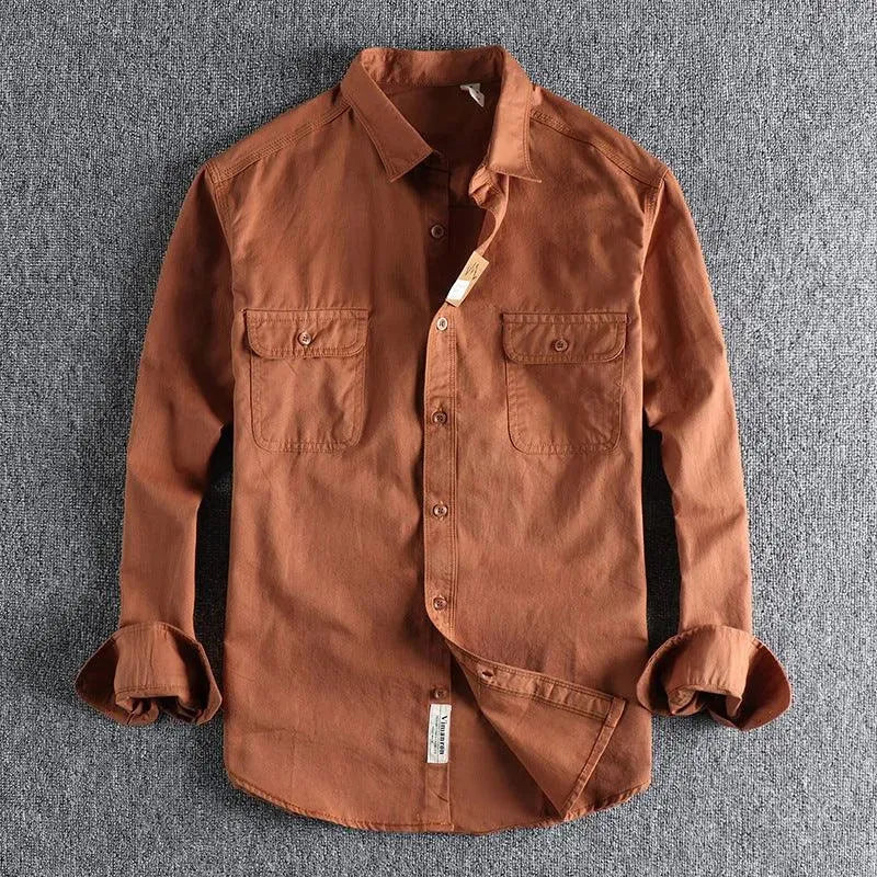 Heidi-Mode | Multicolored men's long-sleeve shirt