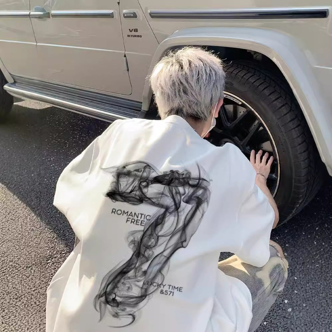 Heidi Mode | Lockeres T-Shirt in Übergröße für Männer