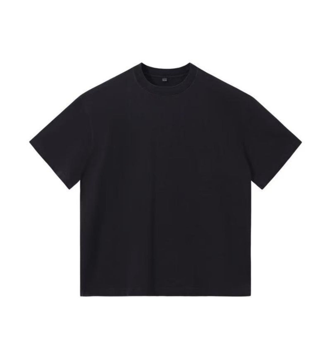 Heidi Mode | Schillerndes altes kurzes T-Shirt mit Färbung