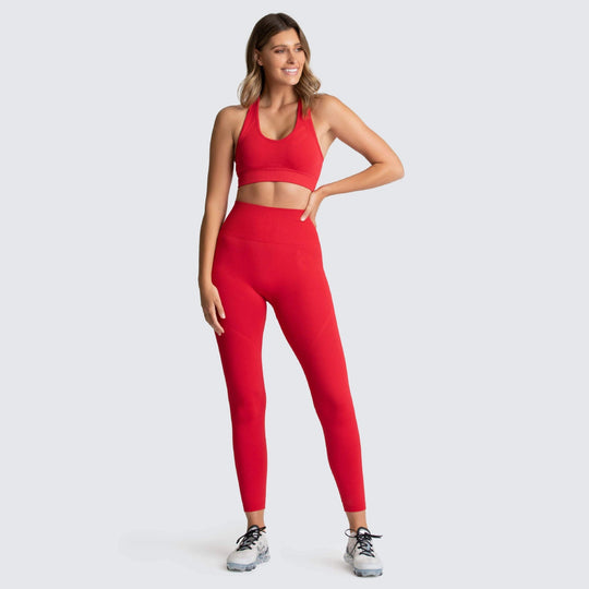 Heidi-Mode | Nahtloses Sportset aus Nylon für Damen