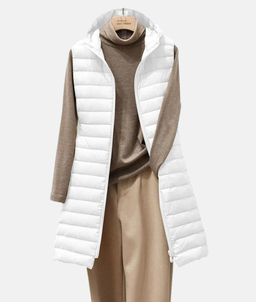 Heidi-Mode | Ärmelloser Mantel Lässiger Zeitloser Stil Ideal für den Winter