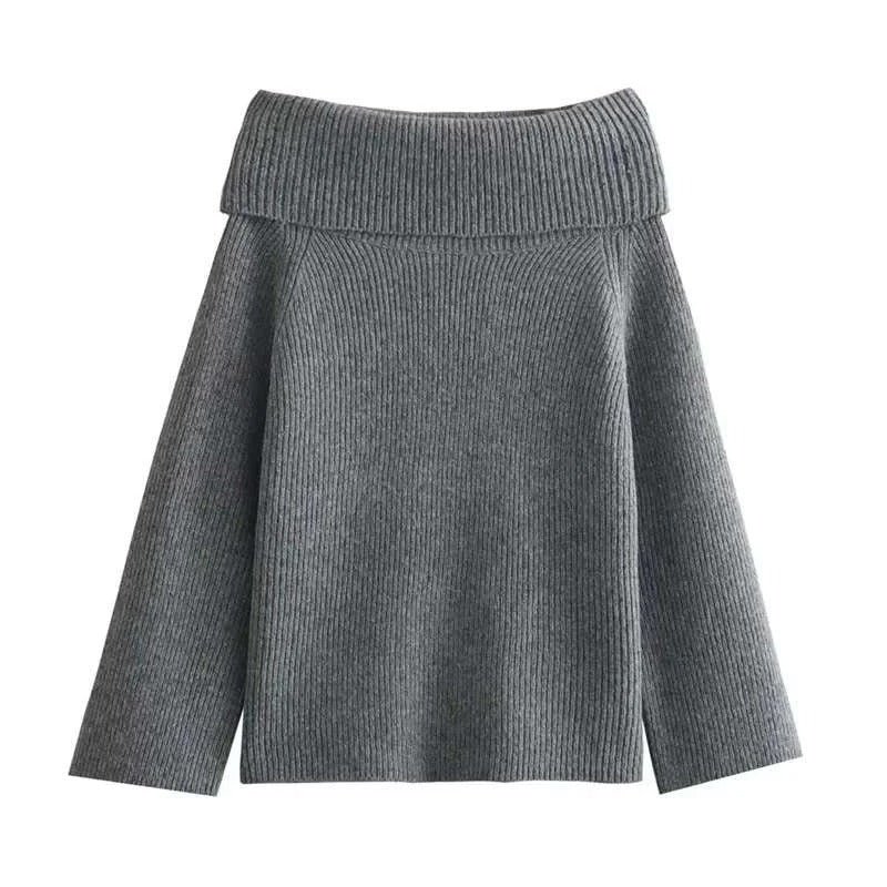 Eleganter, schulterfreier Pullover für Damen