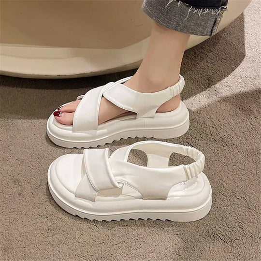 rubberen sandalen