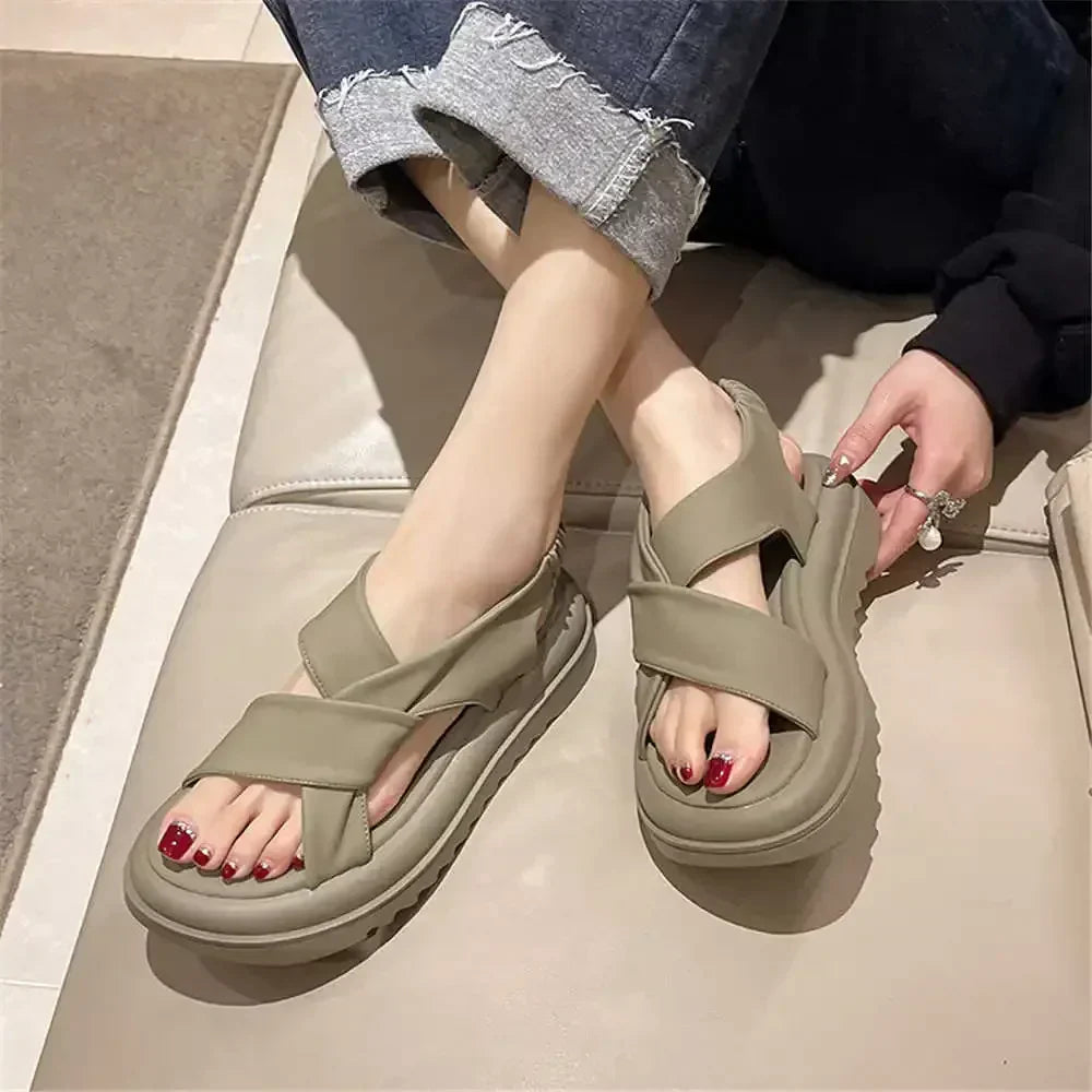 rubberen sandalen
