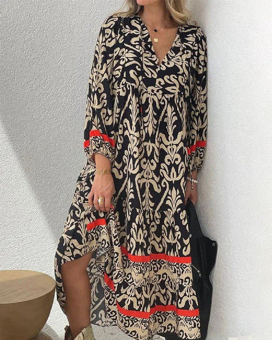 Lange Ärmel Kleid