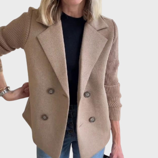 Heidi-Mode | Eleganter Herbststrickärmel-Blazer