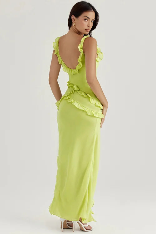 Elegante lange jurk voor vrouwen
