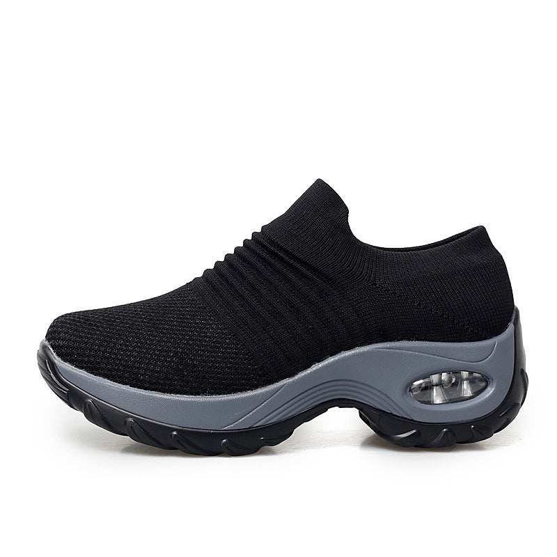 Heidi-Mode | Weicher Bund Fliegende Gewebte Schwingenschuhe