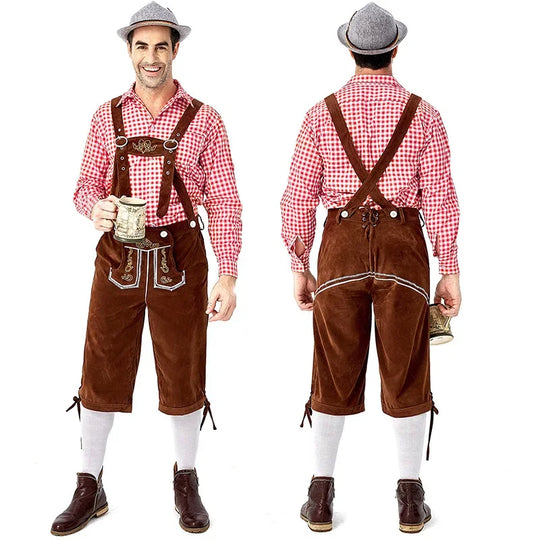 Heidi-Mode Herren Oktoberfest Lederhosen