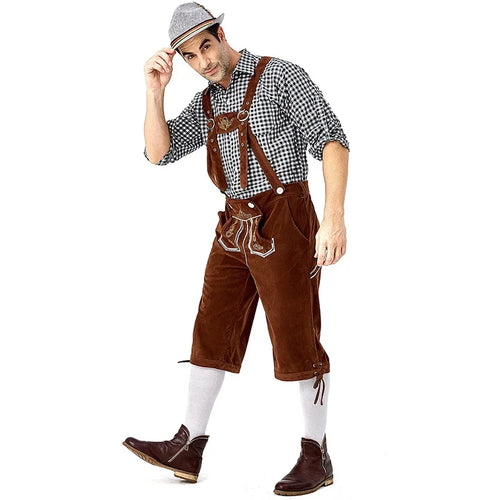 Heidi-Mode Herren Oktoberfest Lederhosen