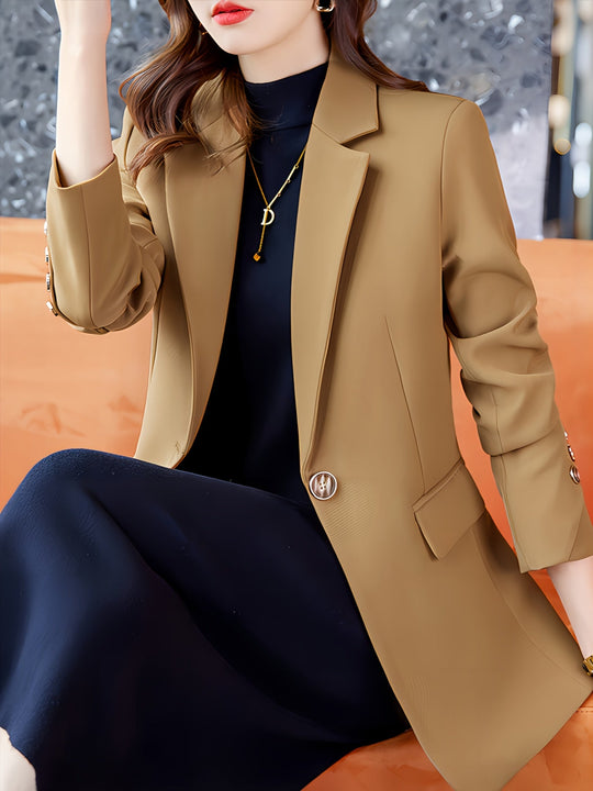 Heidi-Mode - Stilvolle Elegante Lange Ärmel Herbst Blazer für Frauen