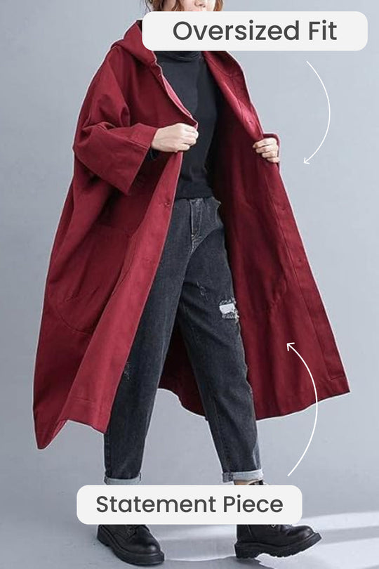 Heidi-Mode | Wasserdichte Oversized Windjacke