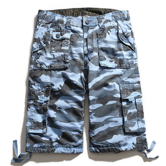 Parker | Tarnfarbene Cargo-Shorts