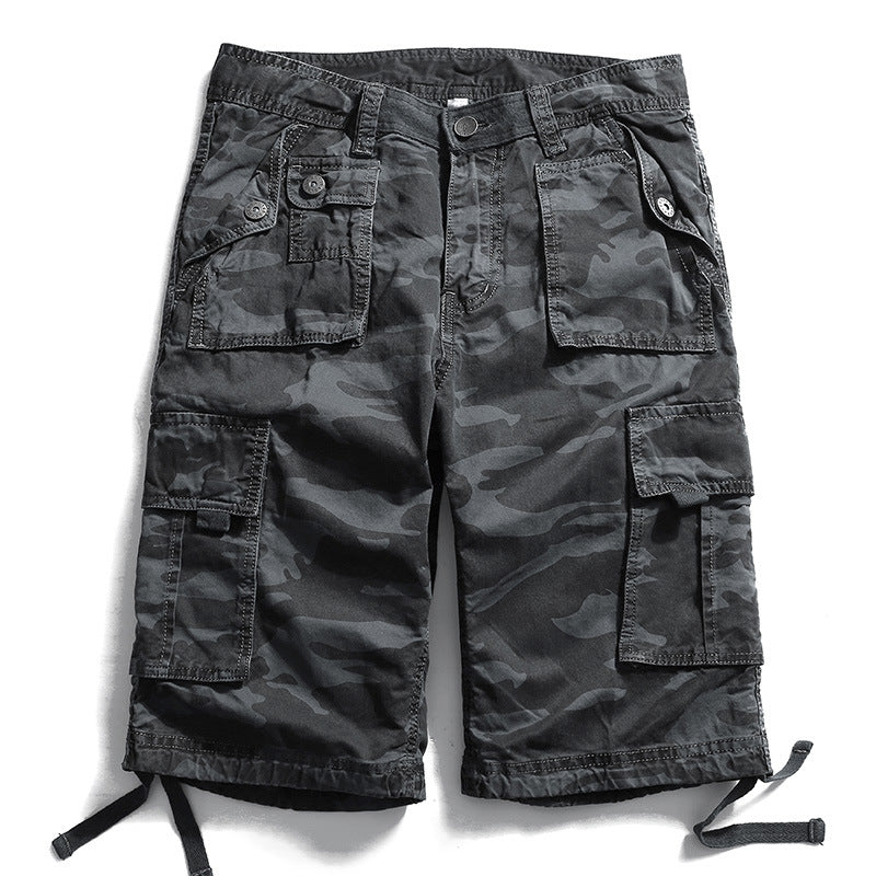 Parker | Tarnfarbene Cargo-Shorts