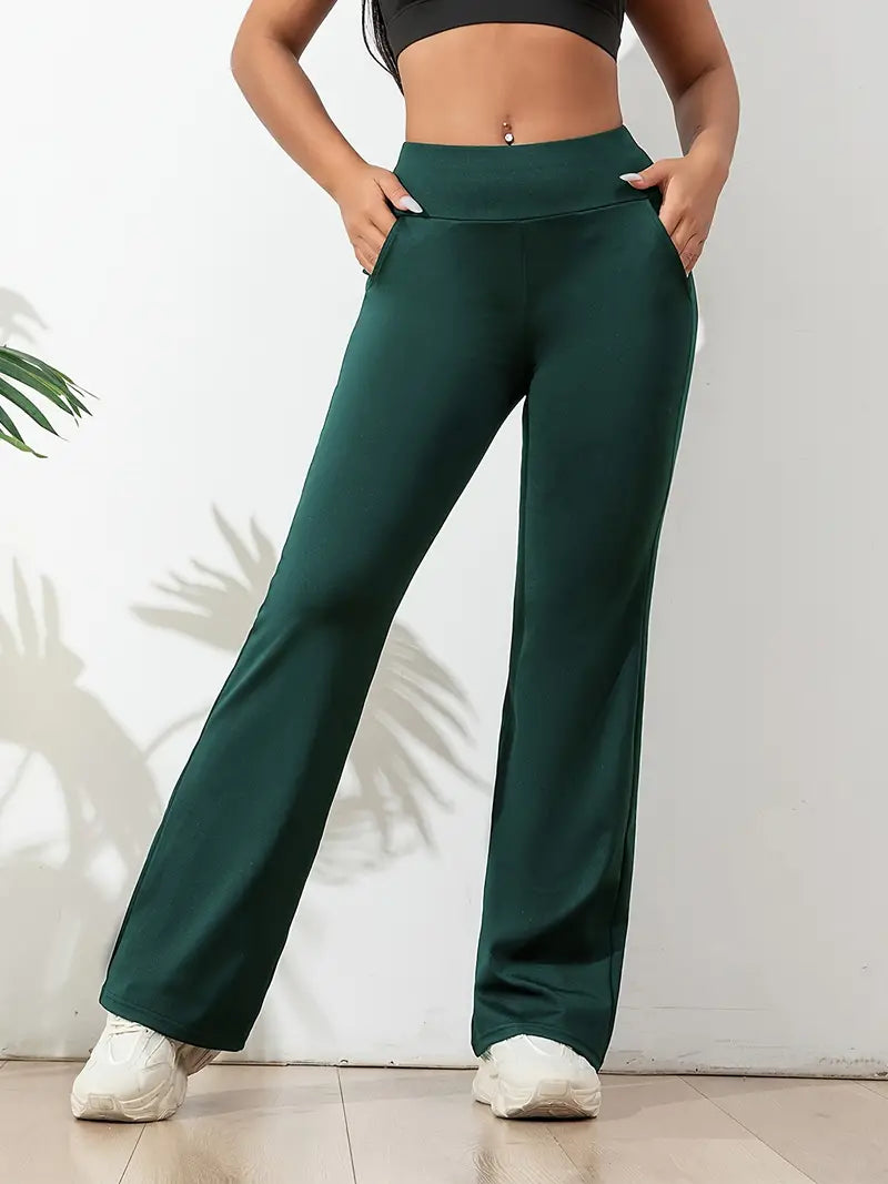 Heidi-Mode | Hoch Geschnittene Yogahose für Damen