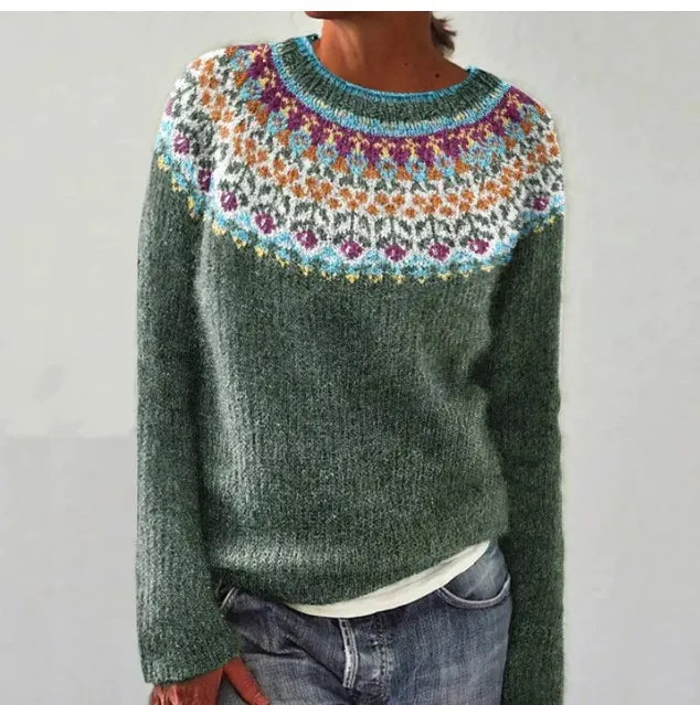 Heidi-Mode | Stilvoller Norweger Pullover für Damen