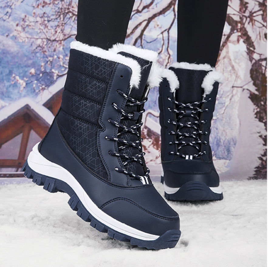 Heidi-Mode - Heringe Winter Flach Weich Warm Schnee Stiefel für Frauen