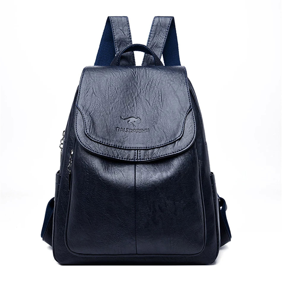 Heidi-Mode | Elegante Leder Rucksack für Stilvolle Frauen