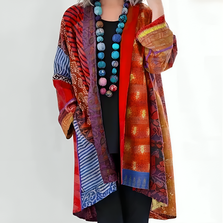 Heidi-Mode | Bunte Damen Strickjacke