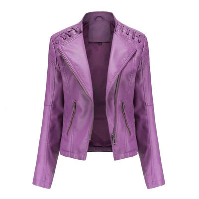 Heidi-Mode - Kunstlederjacke