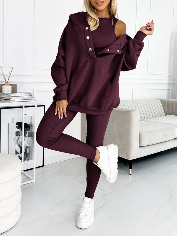 Heidi-Mode | Modisches Damen Sweatshirt Set mit Jogginghose