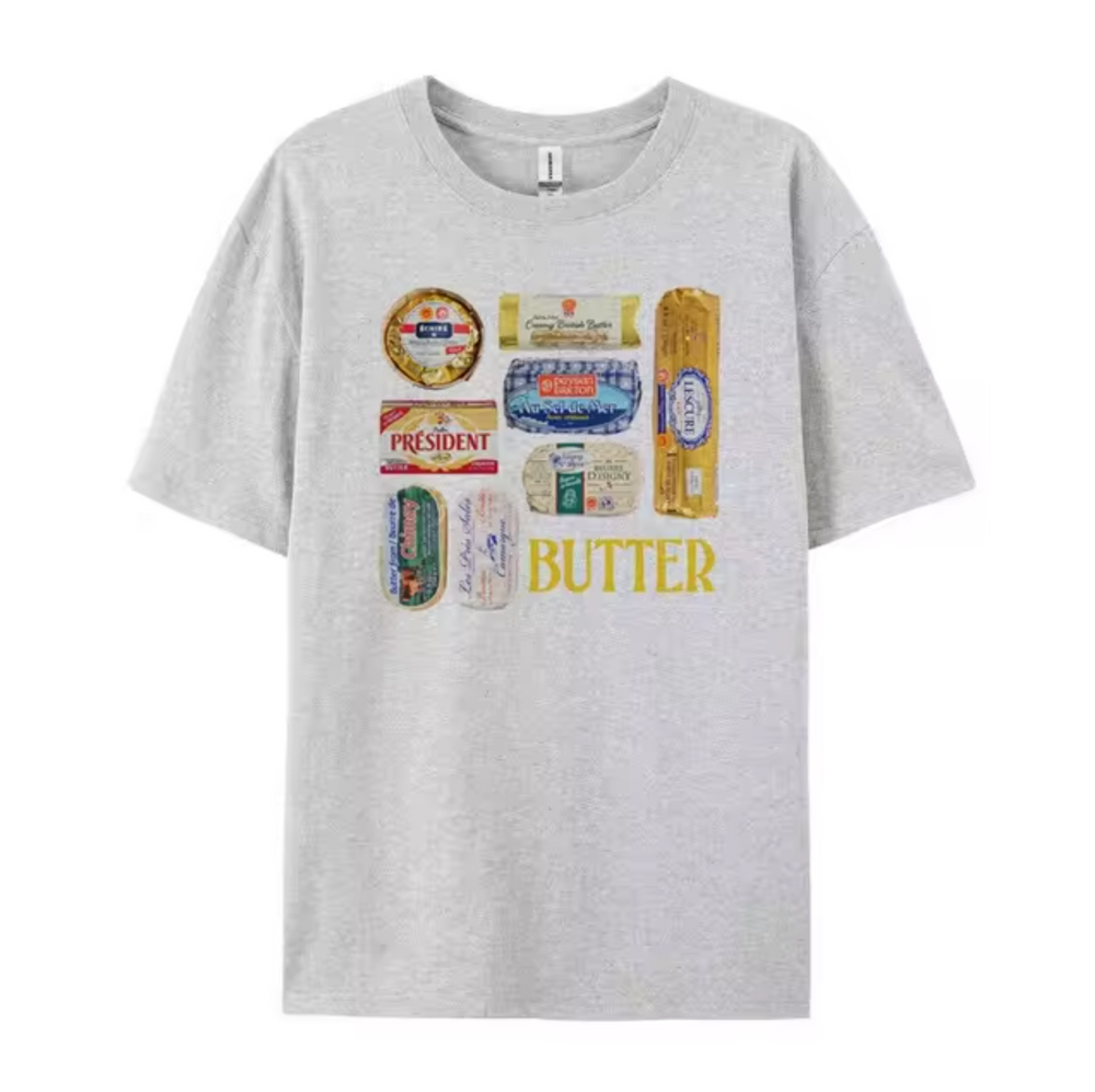 Retro Butter Grafische T-Shirts