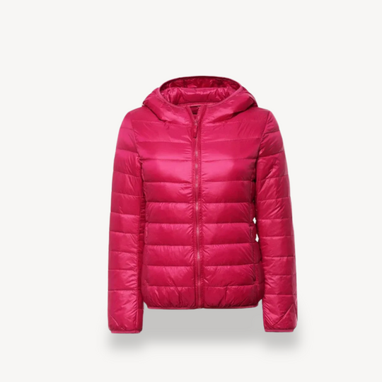 Heidi-Mode | Ultraleichte Kapuzen-Pufferjacke Damen