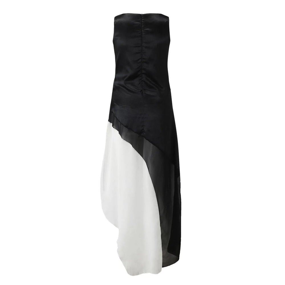 Elegante mehrlagige Ombre-Kleid