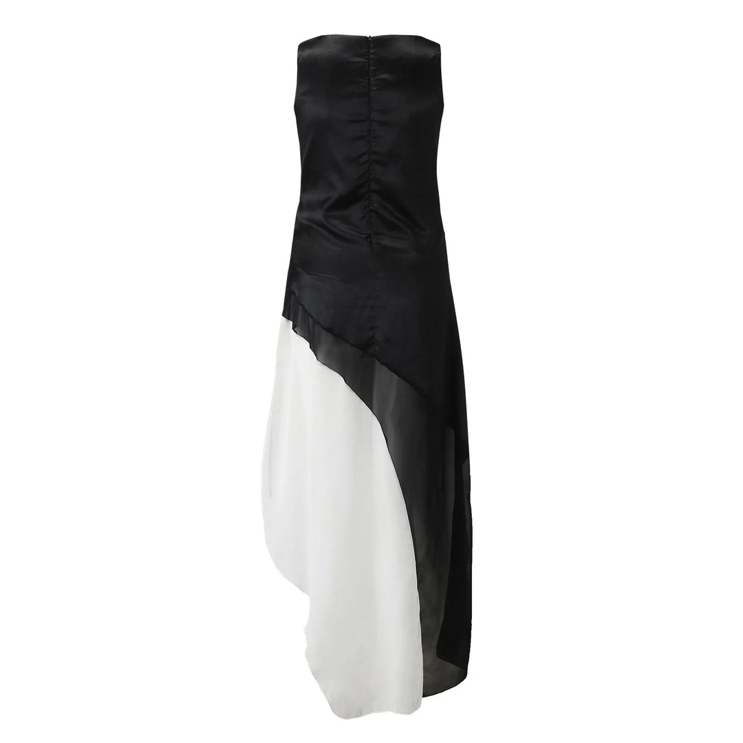 Elegante mehrlagige Ombre-Kleid