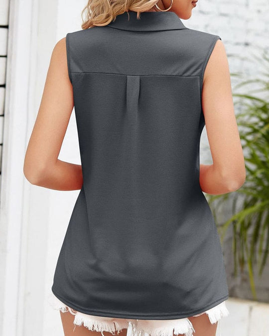 Heidi-Mode | Leichte Ärmellose Bluse