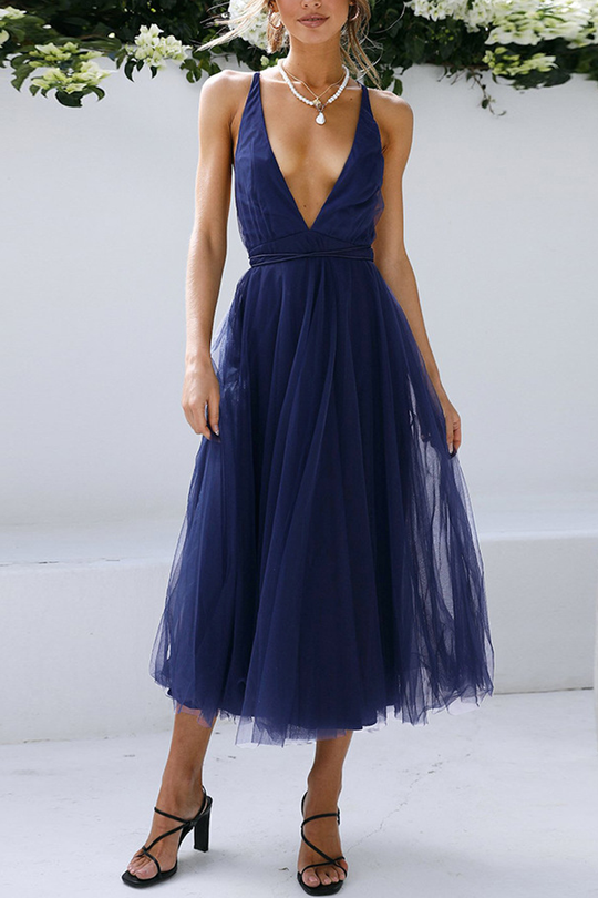 Heidi-Mode | Was Ich An Dir Mag Mesh Midi Kleid