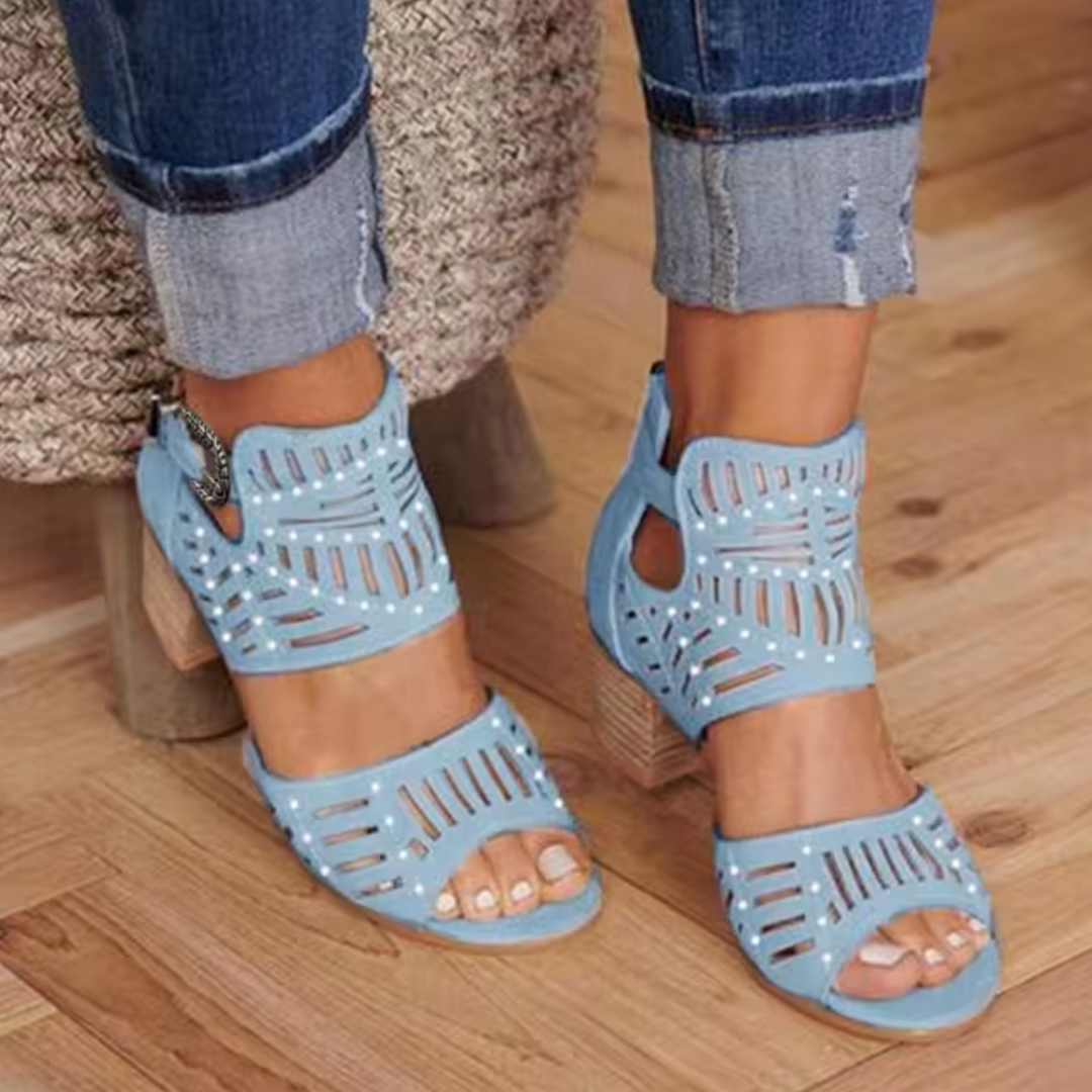 Heidi-Mode | Absatzsandalen mit Vainica