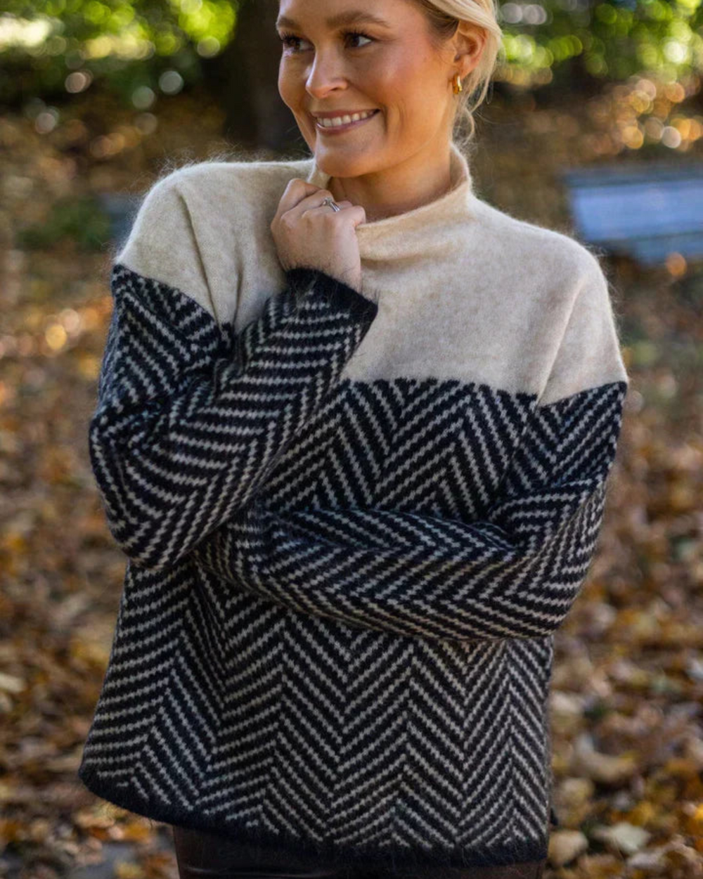 Heidi-Mode | Luxuriöses Design Rollkragenpullover für Damen