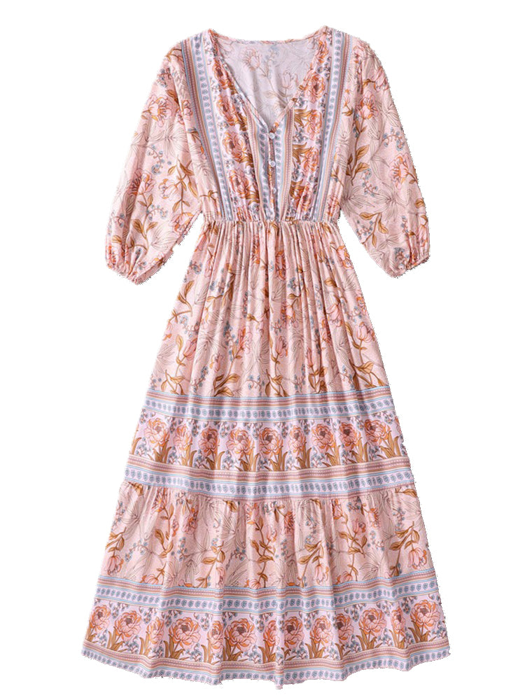 Lässiges Bohème-Kleid