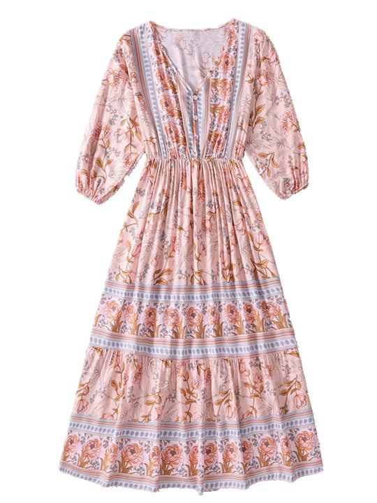 Lässiges Bohème-Kleid