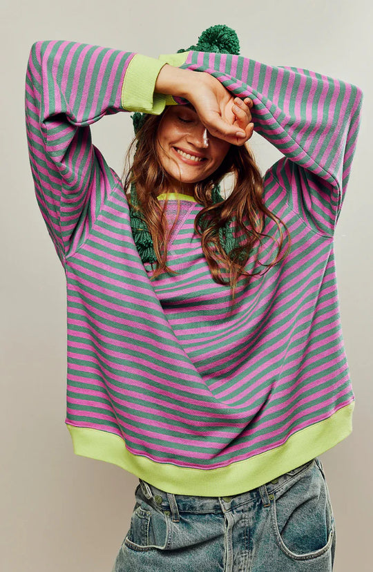 Heidi-Mode | Gestreepte Oversized Trui