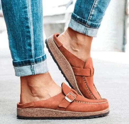Heidi-Mode | Damen Slipper mit Orthopädischem Design