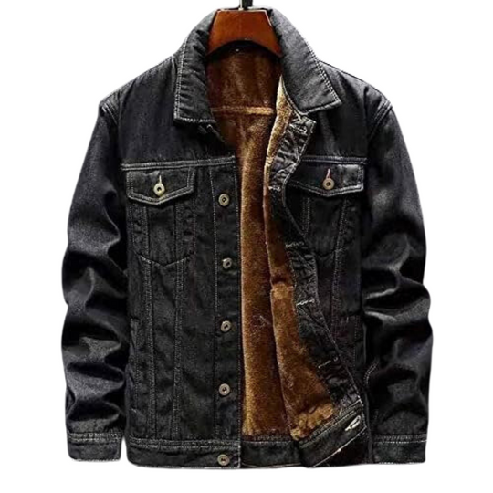 Winter Herren Denim Jacke