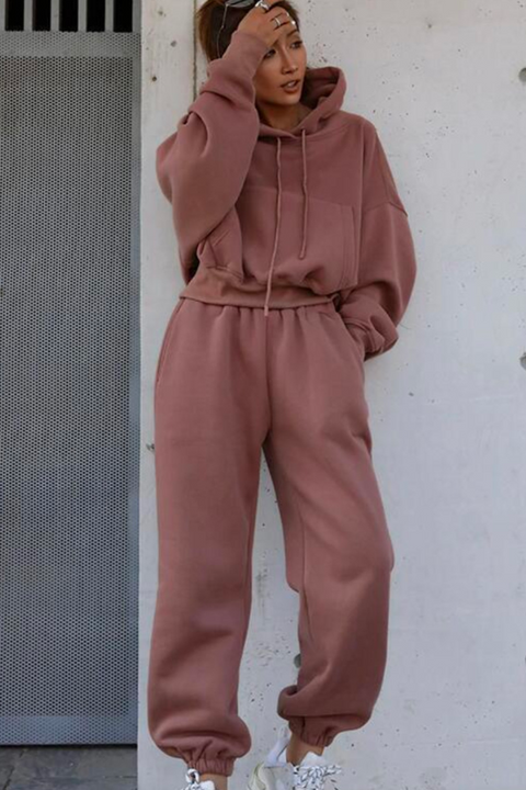 Heidi-Mode | Baumwolle Trainings- & Jogginganzug mit Vintage-Look für Frauen